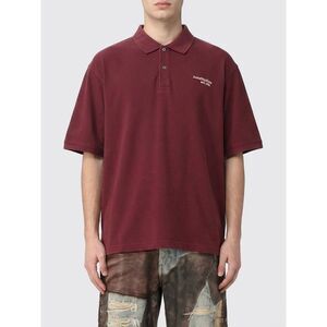 Acne Studios Polo Shirt Men Burgundy